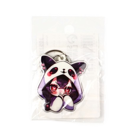Key keychain "Girl", 4.2 x 9.9 cm-2