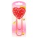 The bookmark is large, 11 cm "heart", mix