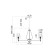 Maytoni Mod038PL-08CH, E14, 8x40 W, 830x830x1380 mm, Chrome