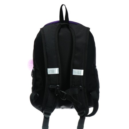 Youth backpack, 42 ​​x 31 x 13 cm, ergonomic back, Stavia "Shiny Cat", black-4