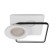 Causteen with PDD "Squares" LED 160W black and white 48x48x6.5 cm Bayerlux
