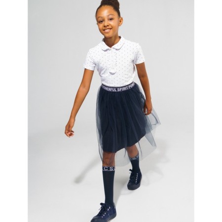 Футболка-поло для девочки, рост 146 см-4