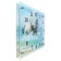 Carty clock is wall-mounted, interior "horses in the sea", silent, 30 x 40 cm
