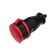 A portable moisture -proof outlet with a lid, 3p+re, 32 a, IP44 REXANT rubber
