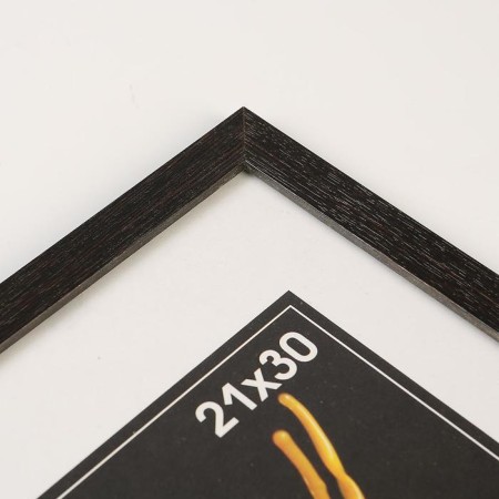 Photo frame MDF 21x30 cm. No. 6, width. 20 mm, thickness. 12 mm, wenge (plastic screen)-3