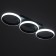 Lamp "NAMI" LED 33W 6000K Black 52.5x17x7 cm