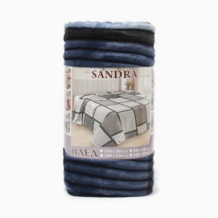 Sandra Plaid, 200x205cm, Velsoft 250g/m, polyester-4