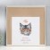 Photo frame plastic 40x40 cm, aged silver (plastic screen)