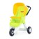Stroller for puppets Anita, 3 wheels, green color