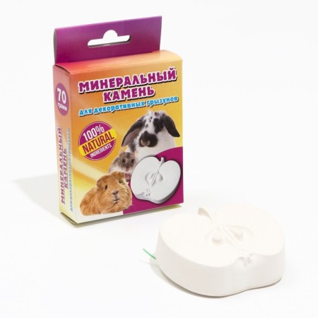 Mineral stone for rodents, apple, 70 g