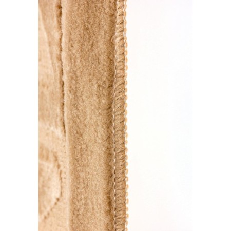 A set of bathroom mats "Lavr", 2 pcs: 50 x 80 cm, 55 x 55 cm, beige color-5