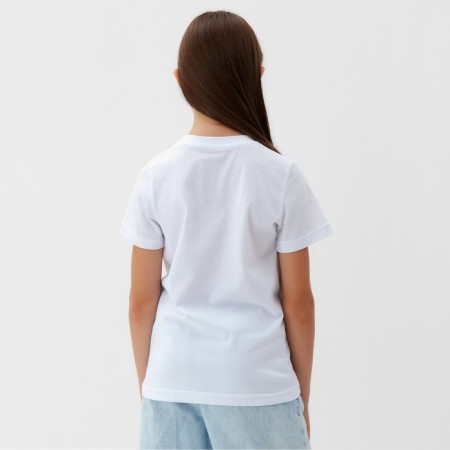 T -shirt Children's Minaku, white color, height 122 cm-5
