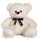 Soft toy "Bear Felix", 70 cm, milk color, mix