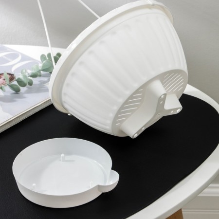 Street Kashpo with a basic watering “Mirabel”, 2.5 l, white color, suspension as a gift-6