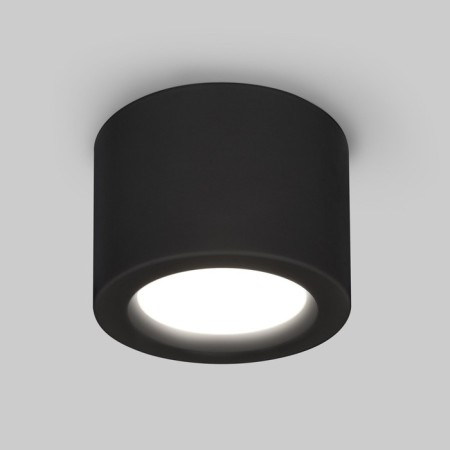 Ceiling accent light (SPOT) ELEKTROSTANDARD, DLR026 LED 6 W, 104X104X75 mm, IP20, black matte color