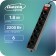 Luazon Lighting network filter, 6 outlets, 1.8 m, 2200 W, 3 x 0.75 mm2, 10 A, 220 V, black