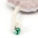 Cat toy "Mouse" 7.5 cm, mix of flowers