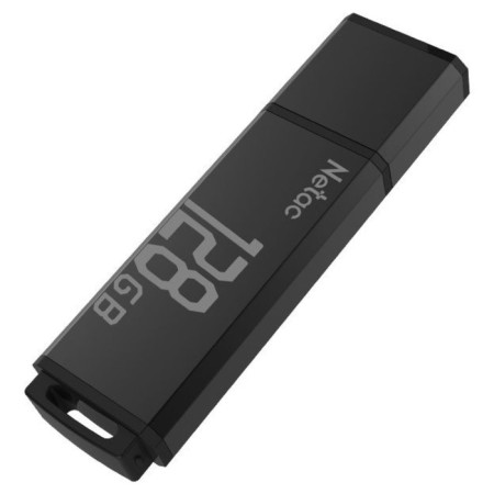 NETAC 128GB U351 NT03U351N-28G-30G-30BK USB3.0 Gray Flamp 128GB-1