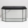 Aquarium "Panoramic" with a lid, 105 liters, 80 x 35 x 39.5/44.5 cm, black