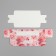 Box for Makarun, confectionery packaging "Love You", pink roses, 18 x 5.5 x 5.5 cm