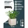 Kashpo for flowers and plants, sand 40x40x40cm, 57l