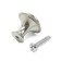 Handle button tundra, d = 23 mm, matte nickel color