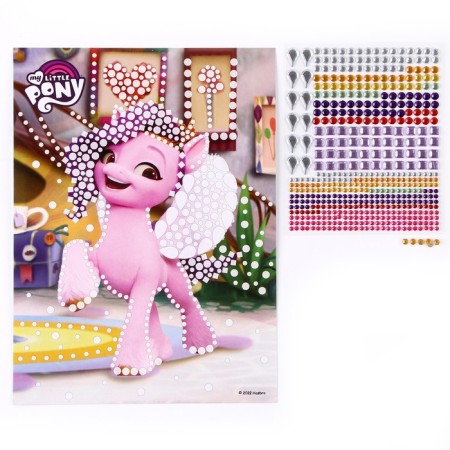 Set for creativity "Crystal mosaic" "My little pony" 17 × 23 cm-1