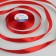 Satin tape, 12 mm × 33 ± 2 m, color bright red No. 111