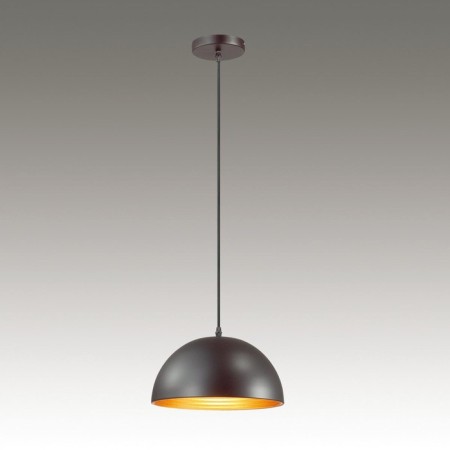 UGA 1x60W E27 Suster Chandelier, black, gold 30x30 cm-1