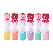 A set of markers of textbooks 6 pieces of 6 colors, in the foam on the lightning of the bear