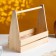 Wooden Kashpo 30 × 14 × 30 cm "taiga", two -string, with a pen, naturally give beautifully