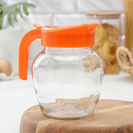 Amphora jug "mandarin", 1.5 l, with a lid-2
