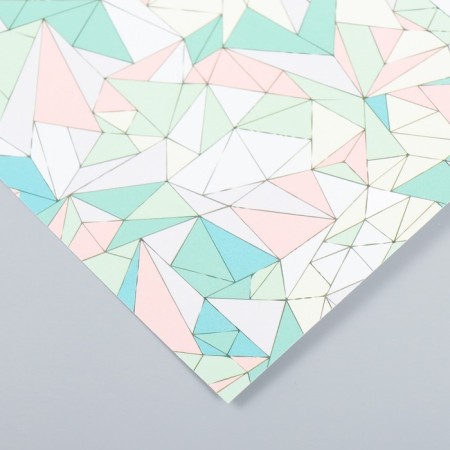 Scrapbooking paper "Browned linenia" density 180 g 15.5x17 cm-2