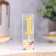 Candle in a cake on a skewer, number 1, gold, 4.5x2.5 cm