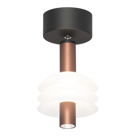 Suspended Citilux “Maya” CL202012, 12x12x25 cm, 1x6W, LED, brown color-2