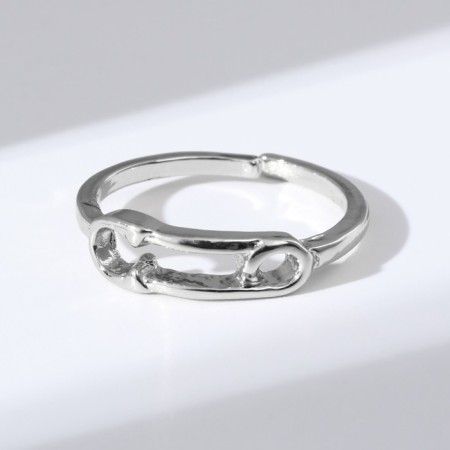 Ring "Mood" Pin, the color is silver, dimensionless-1