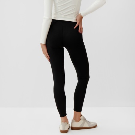Female leggings Minaku: Sportly color black, size 42-4
