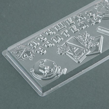Chocolate shape - tiles "Best Teacher", 18 x 9.5 cm-2