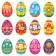 A set of napkins for setting the table "Coloring Easter eggs", rectangular, size 32x46 cm, 4 pcs