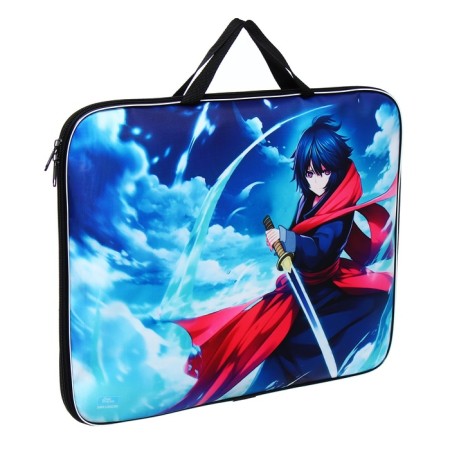 Folder A3 with handles Textile 20 mm 470*350 mm Calligrata Mal "Warrior"-2