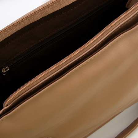 Bag-mixer on the valve, 2 belts, dark beige color-2