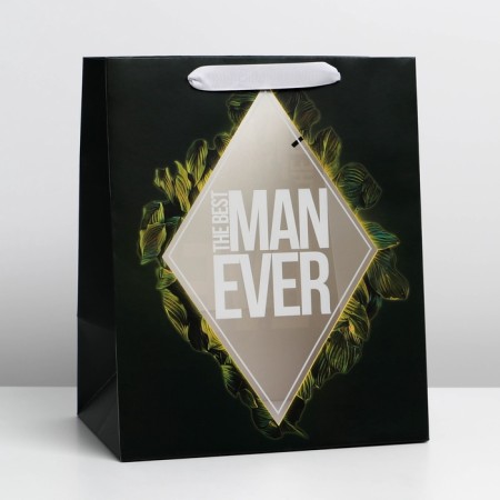Gift package laminated with a plastic window, packaging, “best”, 30.5 x 25 x 17.5 cm-2