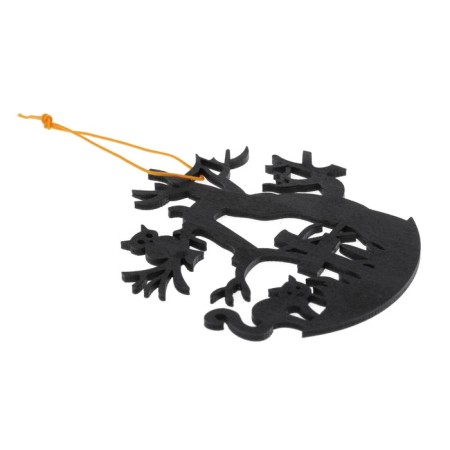 Carved pendant "Night in the cemetery"-1