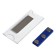 Badge horizontal, external 77 x 34 mm, internal 75 x 32 mm, on magnet