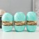 Yarn "Nosomic supplement" 100% polypropylene 200m/50g set 3pcs - turquoise