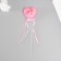Decor for creativity "Love" length 20 cm, bright pink
