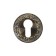 Decorative overlay Allur Art-R3 AB (K3200), for the cylinder mechanism, ancient bronze 1024