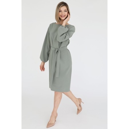Dress with sleeves on an elastic band, size 42