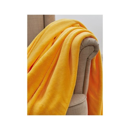 Primula blanket, size 180x200 cm, yellow color-1