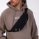 Lightning waist bag, 2 outer pockets, black color